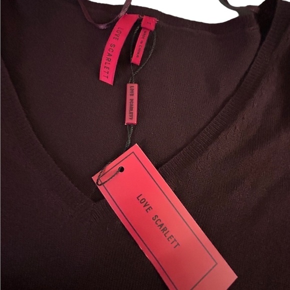 Love Scarlett Tunic Blouse Black Lace • NWT • Size: Medium - Picture 3 of 8